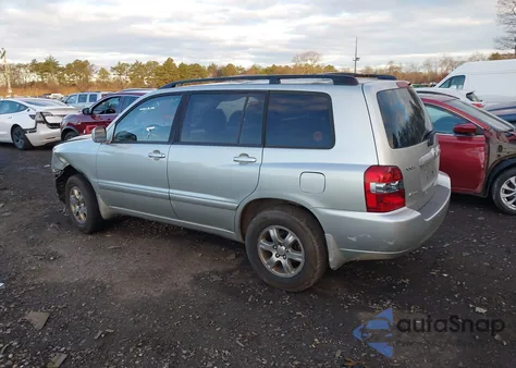 2004 Toyota Highlander V6 from USA, damaged, VIN JTEEP21A740060895